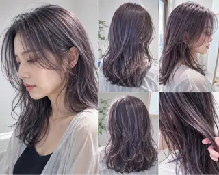 カラー 中村 真依のヘアスタイル