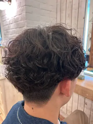 パーマ メンズ little福岡 mei.𓍯のヘアスタイル