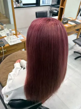 セミロング カラーモデル募集 🤍momoha🤍のヘアスタイル