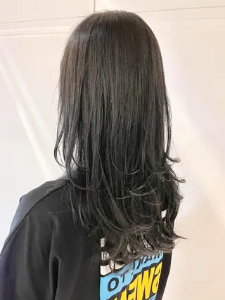 カラー パーマ ヘアアレンジ ITbyALBUM 下北沢店のヘアスタイル