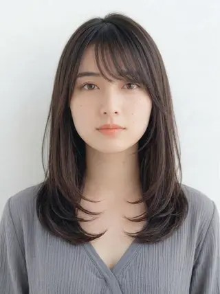 セミロング claire ema 💎酒井裕太郎のヘアスタイル