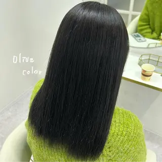 セミロング カラー 暖色カラー🪷 オタク美容師🎶のヘアスタイル