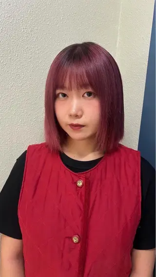 ミディアム カラー Miyuu 『藤沢』のヘアスタイル