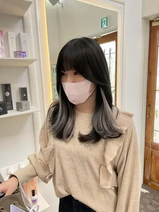 ロング YUYU🦕 /エクステ/艶カラーのヘアスタイル