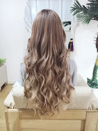 ロング KA BUのヘアスタイル