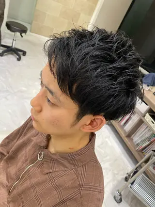 ショート メンズ 福木 康助のヘアスタイル