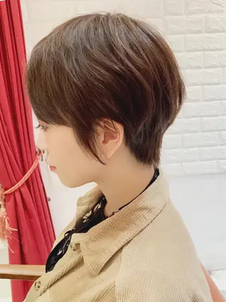 ショート カラー 大人女性ショート専門 tomodaのヘアスタイル