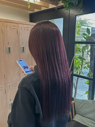 カラー 西新 MAHIRO 🩵🫧艶髪🩵🫧のヘアスタイル