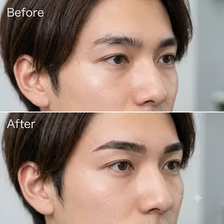 メンズ アイブロウ メンズ眉毛アイブロウ サロンkururinの眉毛・アイブロウイメージ