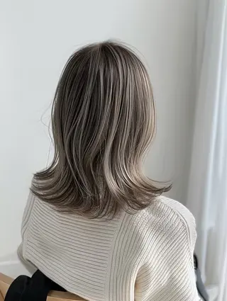 ミディアム カラー パーマ ヘアアレンジ メンズ キッズ EnBlesS西宮 マンツーマン神道有基のヘアスタイル