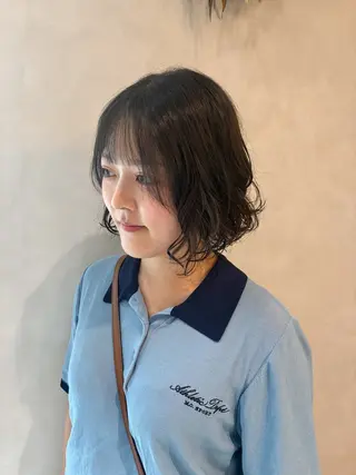 ショート 透明感カラー/大城 かえでのヘアスタイル