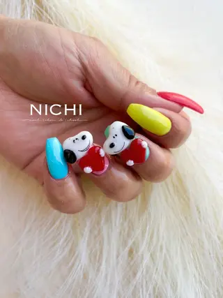 ロング NICHI 田所梨英のネイルデザイン