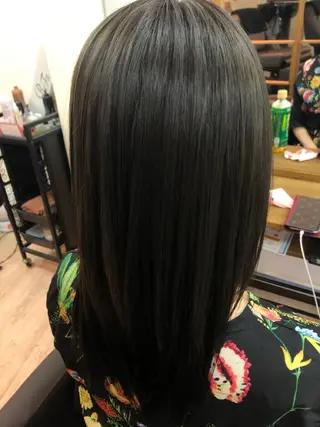セミロング 東梅田徒歩5分☆髪質 改善☆笹次ユウタのヘアスタイル