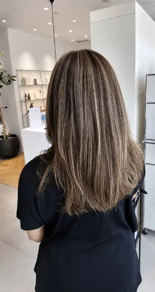 セミロング 千葉 光春のヘアスタイル