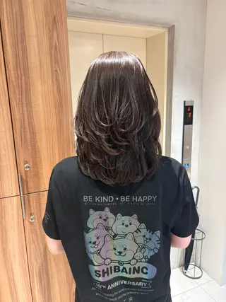 セミロング ショート⌇パーマ ⌇ RIN🌙のヘアスタイル