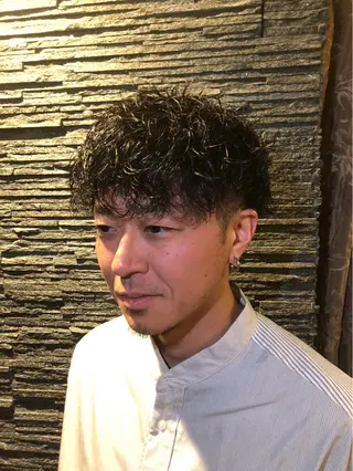 ミディアム 對馬 虎太郎のヘアスタイル