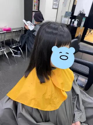 ミディアム ふくもと ゆうこのヘアスタイル