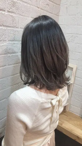 ミディアム カラー メンズhair /こえびのヘアスタイル
