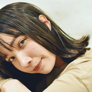 ミディアム fuchigami suzunoのヘアスタイル