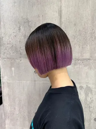 ショート カラー ハイトーン/レイヤー 🦋🥀Shuriのヘアスタイル