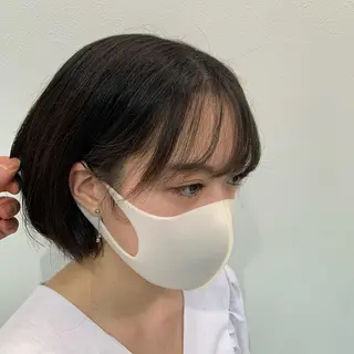 ショート ヘアアレンジ ダブルカラー｜ なおき｜池袋美容師のヘアスタイル