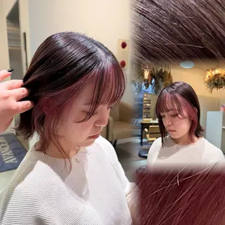 ミディアム 髪質改善/韓国風 🦕AKARI🩵のヘアスタイル