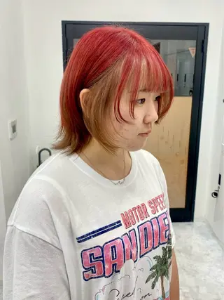 ミディアム カラー 🎀推しカラー🎀 Harunaのヘアスタイル