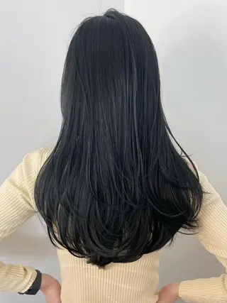 セミロング カラー パーマ ヘアアレンジ ITbyALBUM 浦和店のヘアスタイル