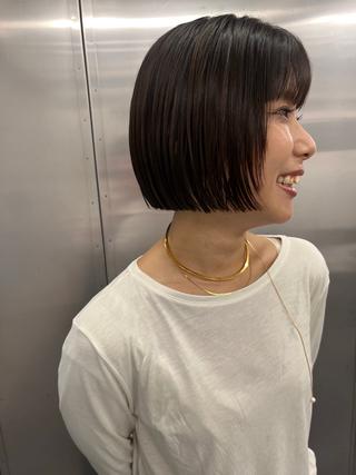 ショート くるみ🩰/ボブ レイヤー/暖色カラーのヘアスタイル