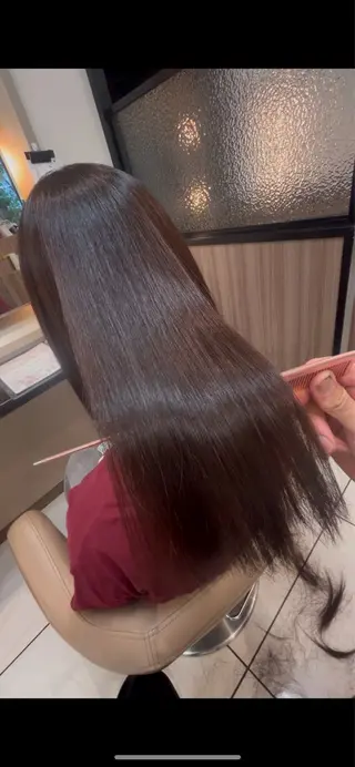 ロング パーマ 💎縮毛矯正💎 髪質改善・店長 伊藤のヘアスタイル