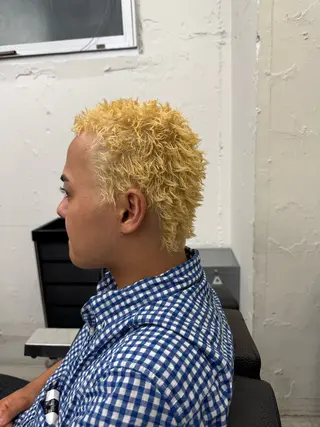 ショート カラー パーマ メンズ 💈メンズ特化💈 TASUKUのヘアスタイル