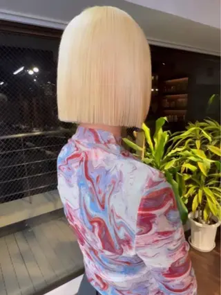 ショート ⭐️心斎橋カラーモデ ル⭐️SOUのヘアスタイル