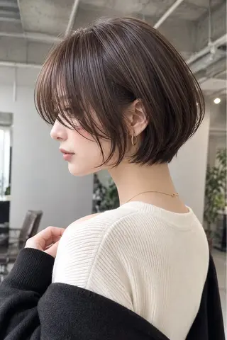ショート カラー 無料募集/大人可愛い ショートカット 日向のヘアスタイル