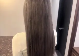 ロング カラー Ako  カット・ 縮毛矯正モデル募集のヘアスタイル