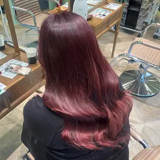 ロング カラー 横浜🇰🇷韓国ヘア 垢抜け艶カラーヘアメのヘアスタイル