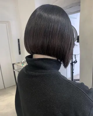 ショート カラー ボブ/レイヤーカット 縮毛矯正/コウキ新宿のヘアスタイル