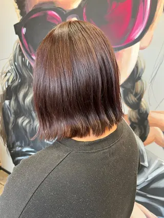 ミディアム カラー パーマ ヘアアレンジ メンズ キッズ ネイル マツエク・マツパ アイブロウ 久木原 ゆりのヘアスタイル