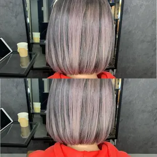 カラー タニ ユウのヘアスタイル
