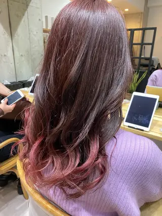 セミロング カラー 似合う髪型見つけます AYAKAのヘアスタイル