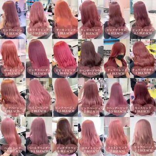 セミロング カラー 透明感/艶髪/💖 トレンドスタイル💖のヘアスタイル
