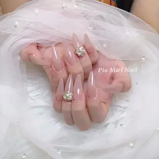ネイル HANA 長さだしのネイルデザイン