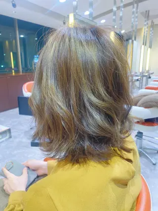 ミディアム 髪質改善/艶カラー /EisoAkariのヘアスタイル