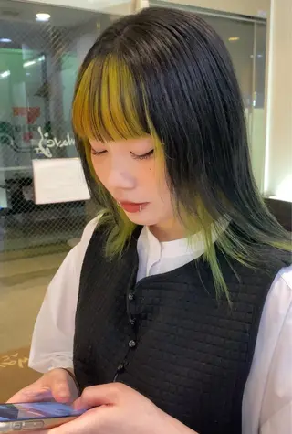 セミロング カラー 🫧美髪＆艶カラー 増田魁土🫧のヘアスタイル