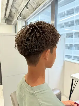 メンズ 西梅田 トウマ モデル募集中‼️のヘアスタイル