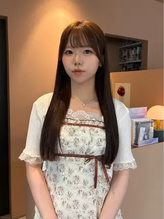 ロング 韓国レイヤー YOKE reinaのヘアスタイル