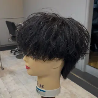 パーマ メンズ 若林 雛太のヘアスタイル