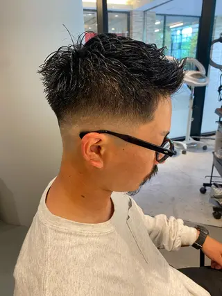 ショート メンズ unopulir 景山　凌のヘアスタイル