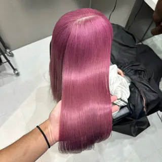 ロング カラー 💫艶ハイトーン×髪 質改善💫リュウトのヘアスタイル