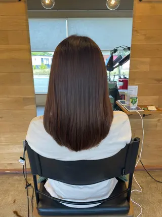 セミロング 畑村 まゆみのヘアスタイル