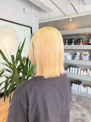 ロング 水戸/ブリーチカラー 中山りくのヘアスタイル